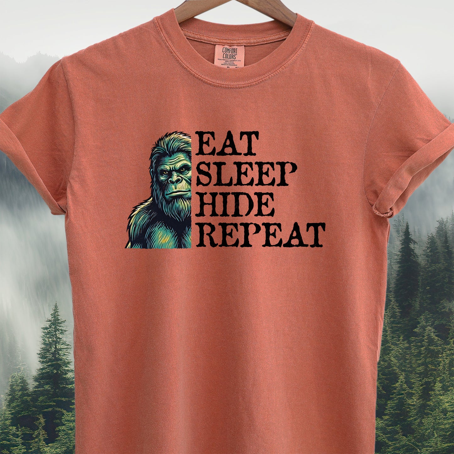 Bigfoot "Eat Sleep Hide Repeat"