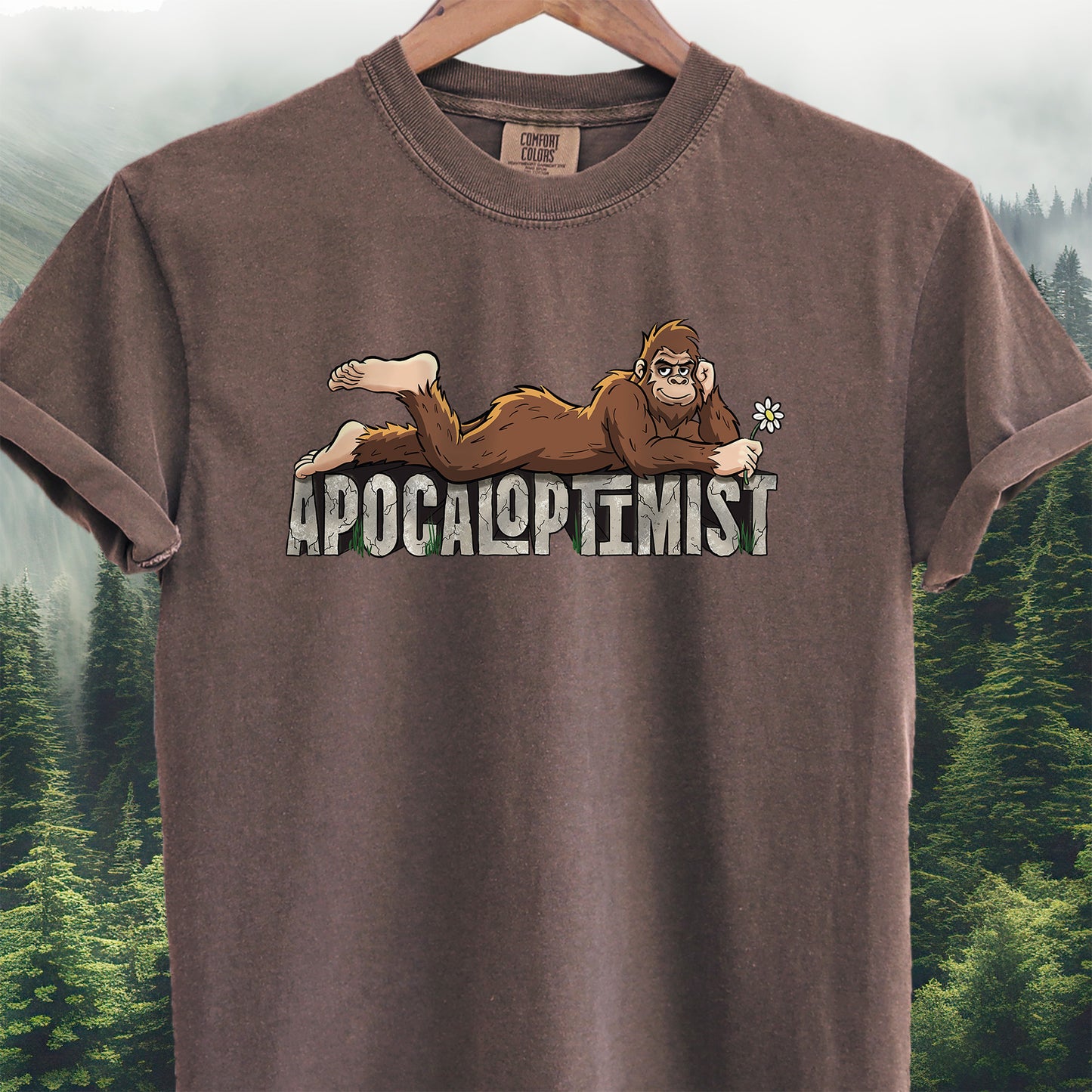 Apocaloptimist Bigfoot T-shirt