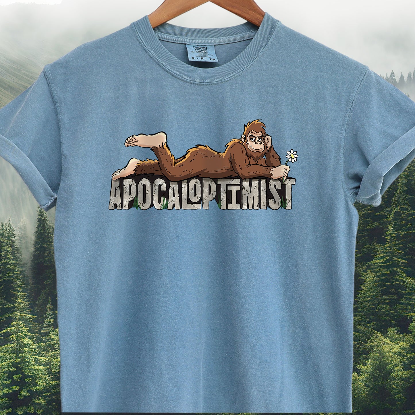 Apocaloptimist Bigfoot T-shirt