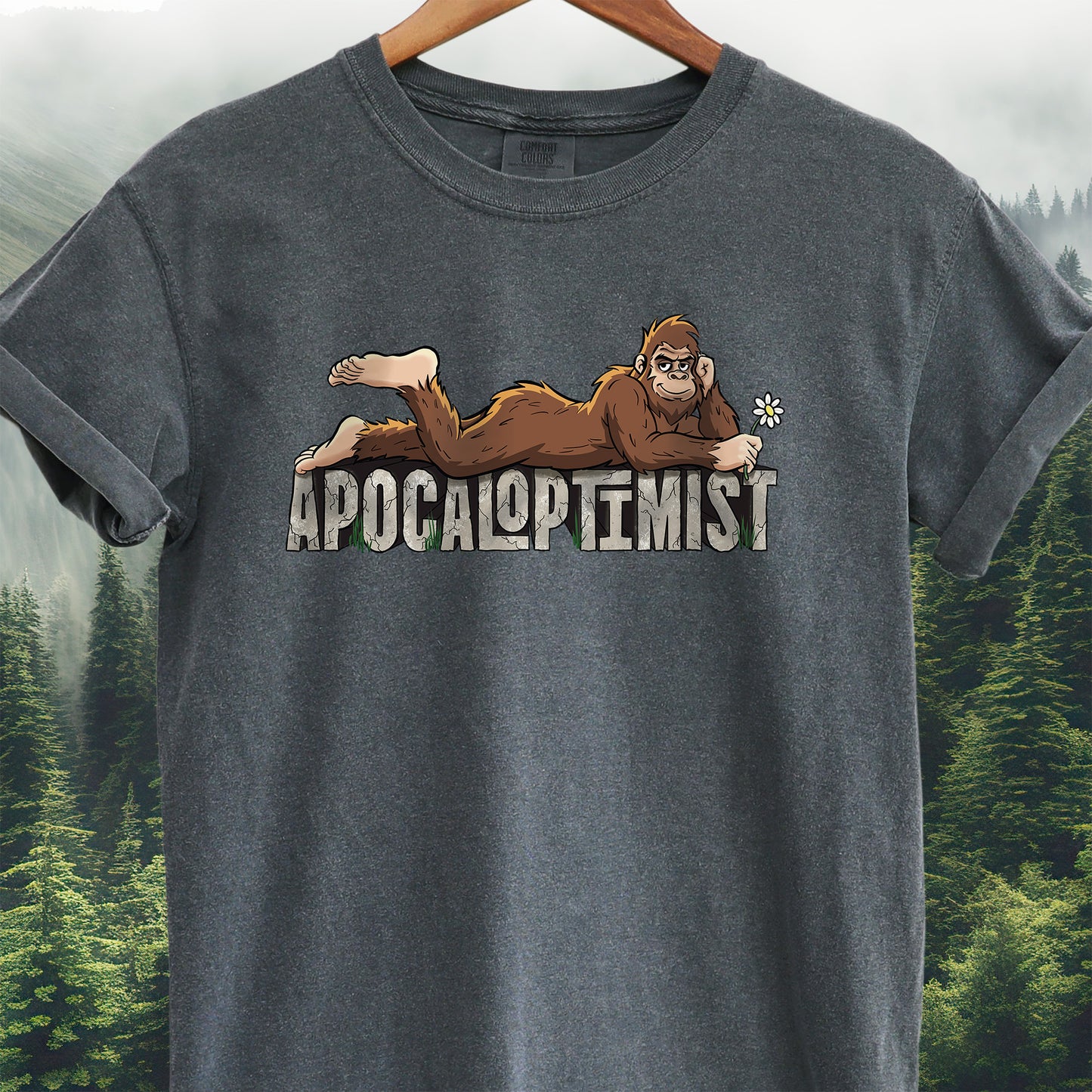 Apocaloptimist Bigfoot T-shirt