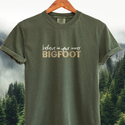 Believe in Your Inner Bigfoot  -  Bigfoot Tee