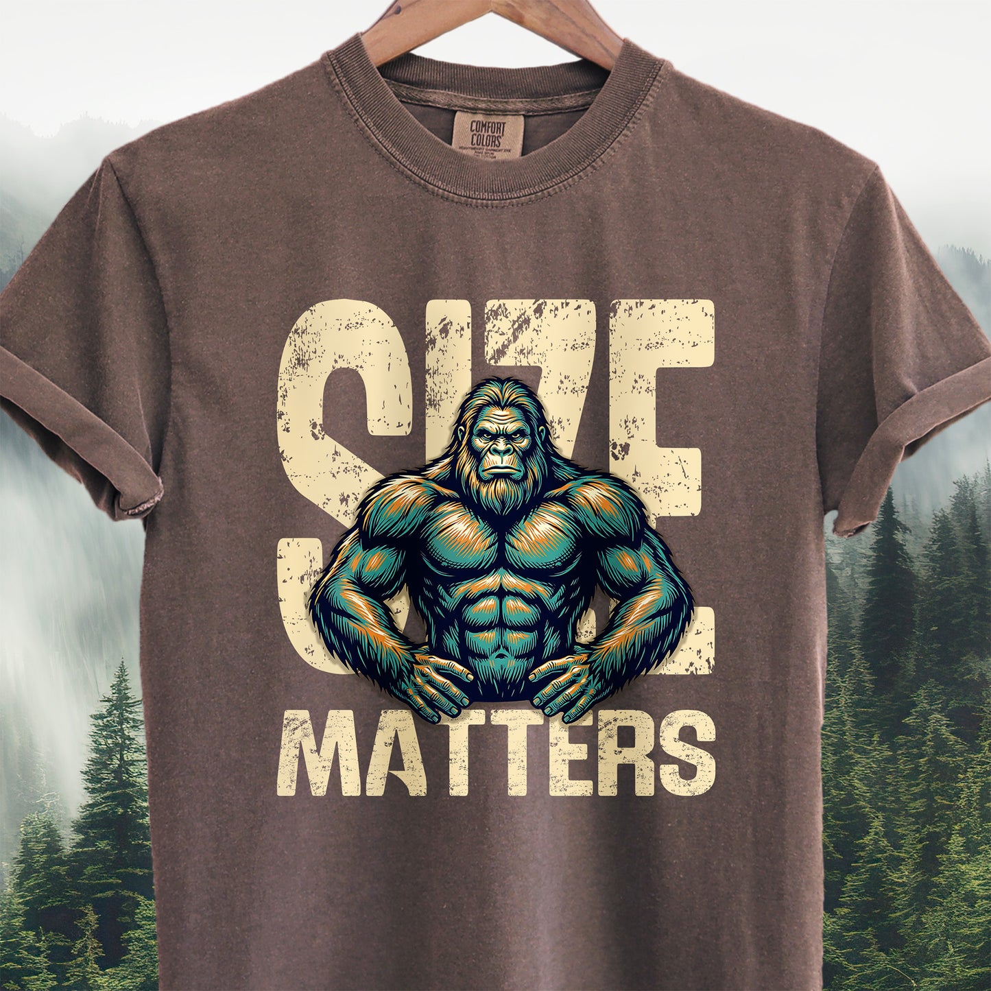 Size Matters Bigfoot T-Shirt