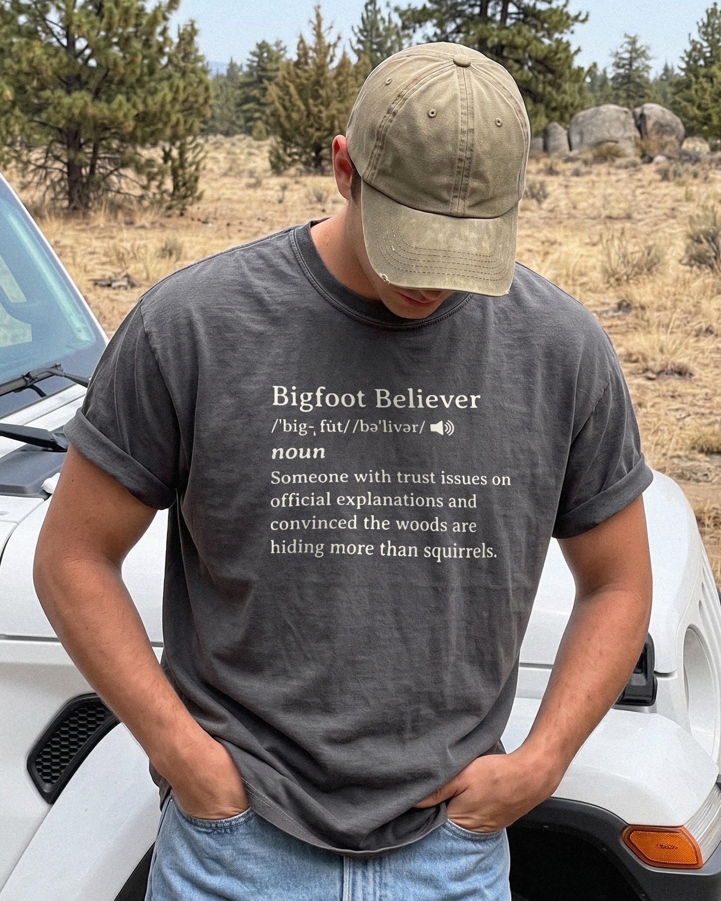 Bigfoot Believer Definition -  Bigfoot Tee