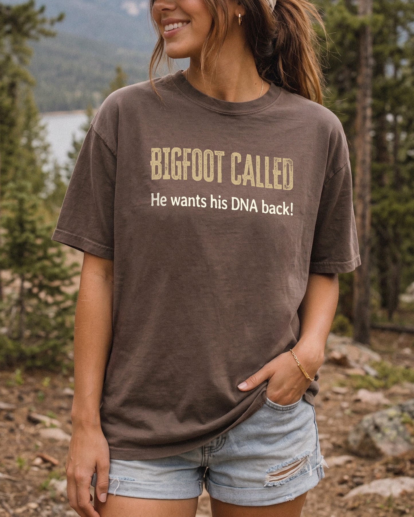 Bigfoot Called — He Wants His DNA Back! Bigfoot Tee