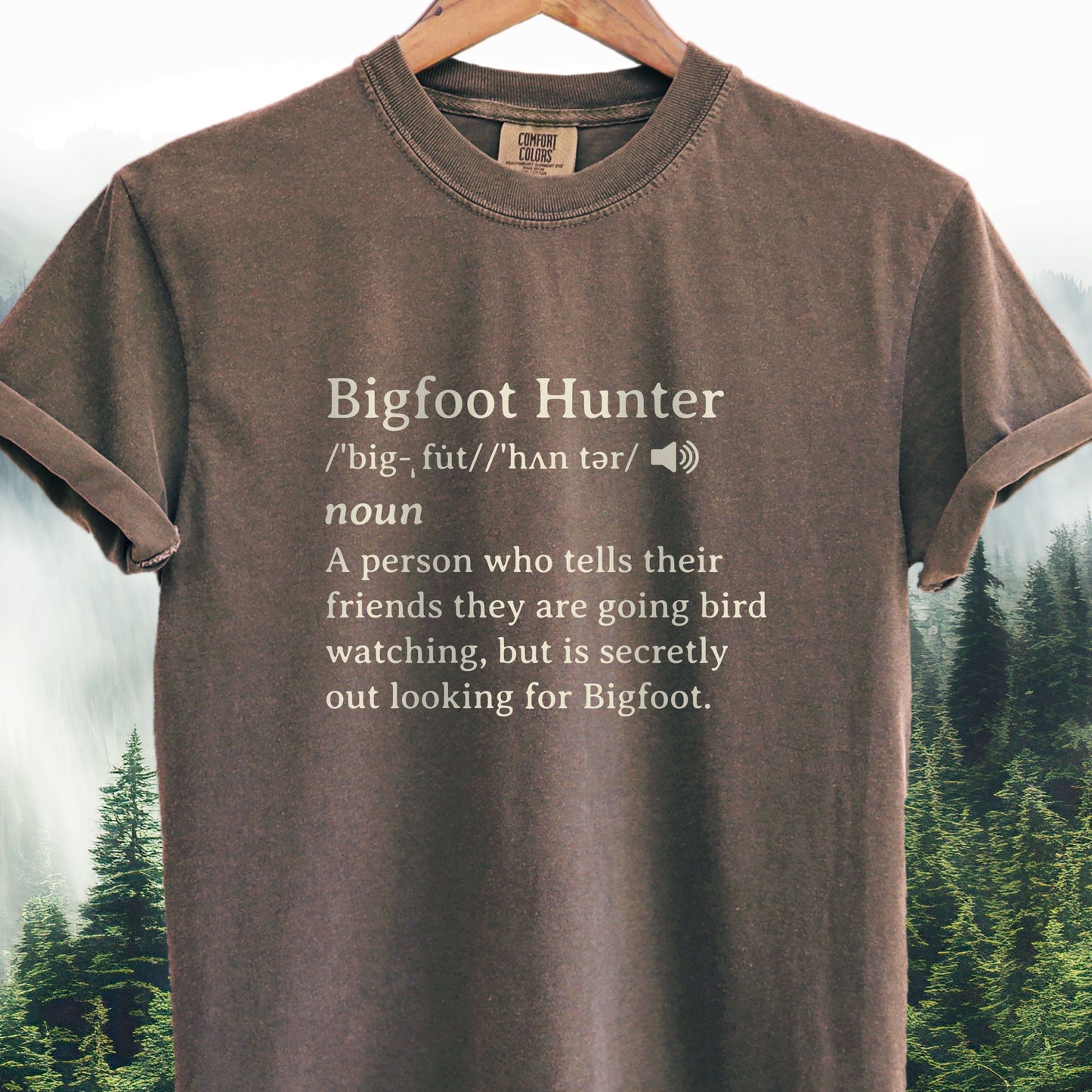 Bigfoot Hunter Definition  -  Bigfoot Tee