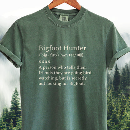 Bigfoot Hunter Definition  -  Bigfoot Tee