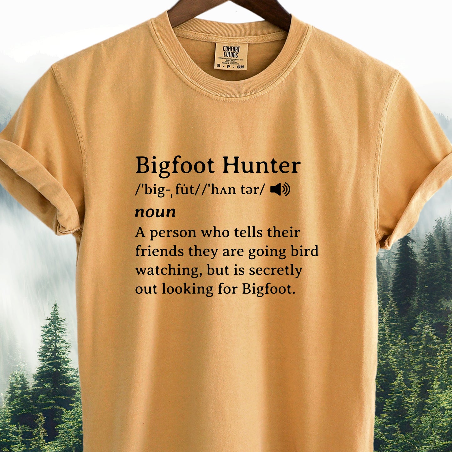 Bigfoot Hunter Definition  -  Bigfoot Tee