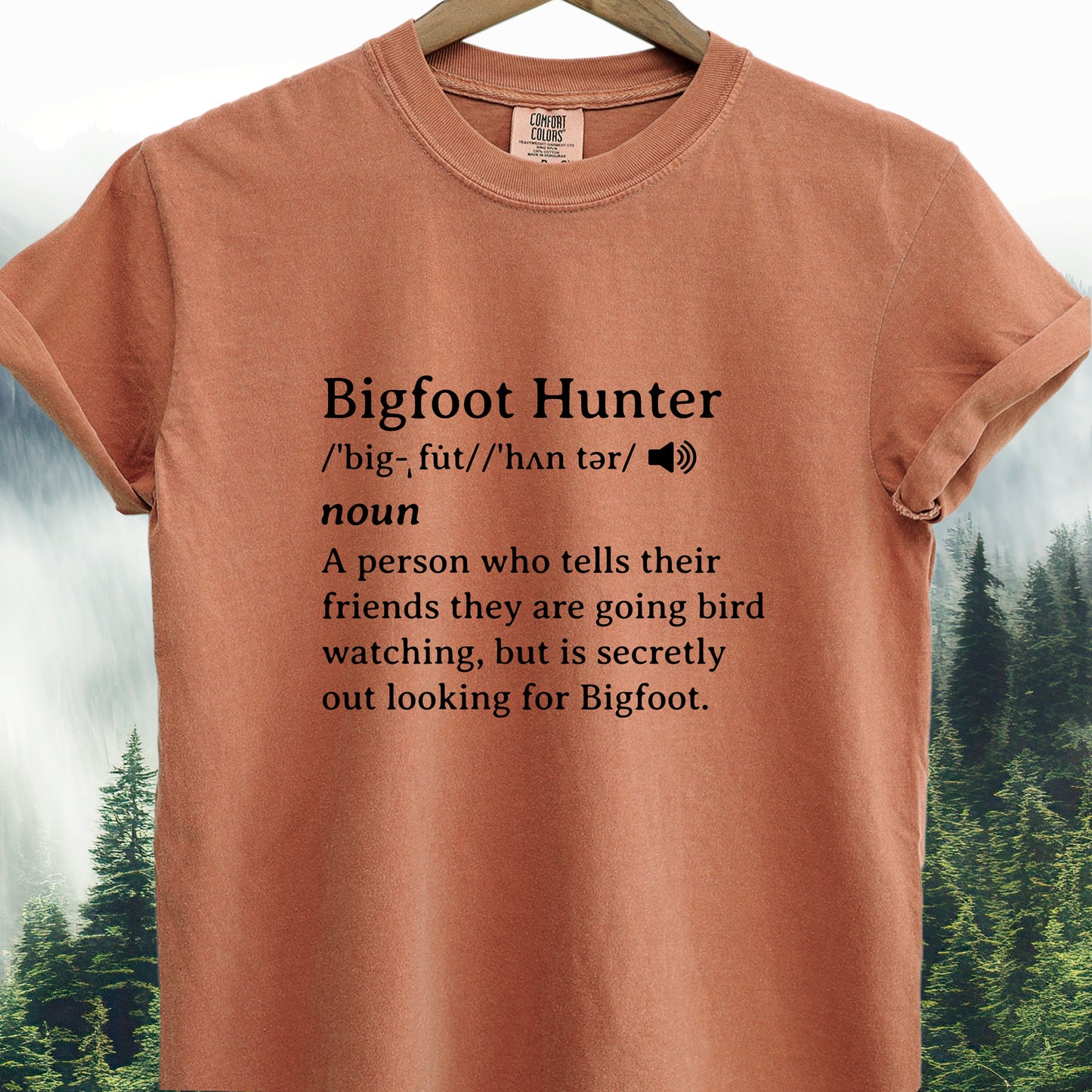 Bigfoot Hunter Definition  -  Bigfoot Tee