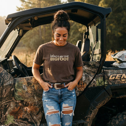 Believe in Your Inner Bigfoot  -  Bigfoot Tee