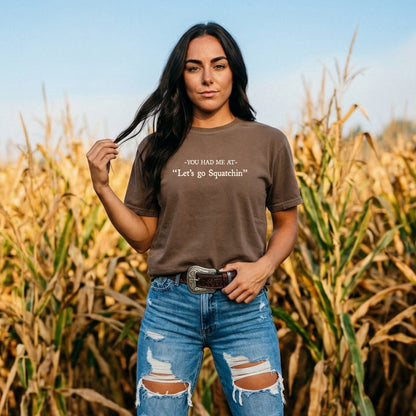 Let's Go Squatchin' -  Bigfoot Tee