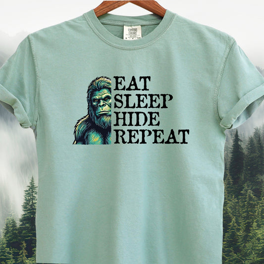 Bigfoot "Eat Sleep Hide Repeat"