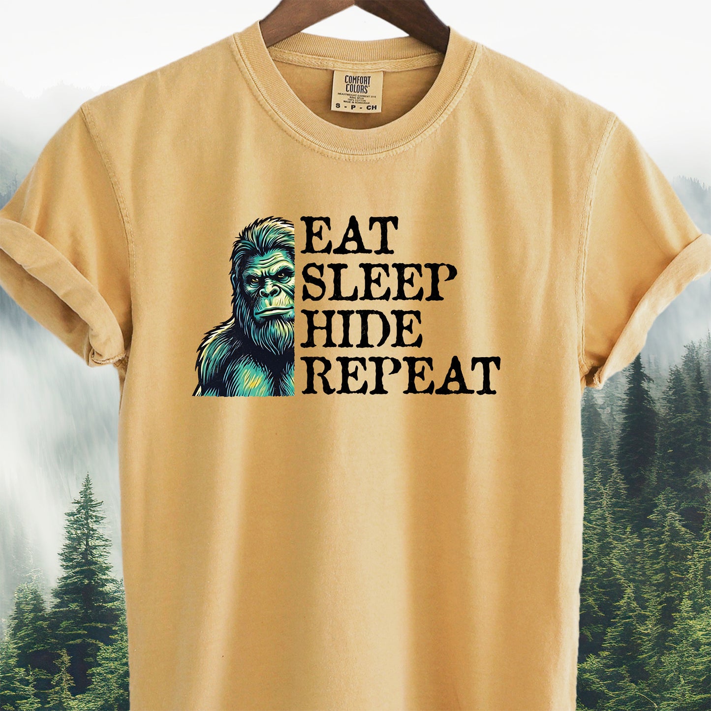 Bigfoot "Eat Sleep Hide Repeat"