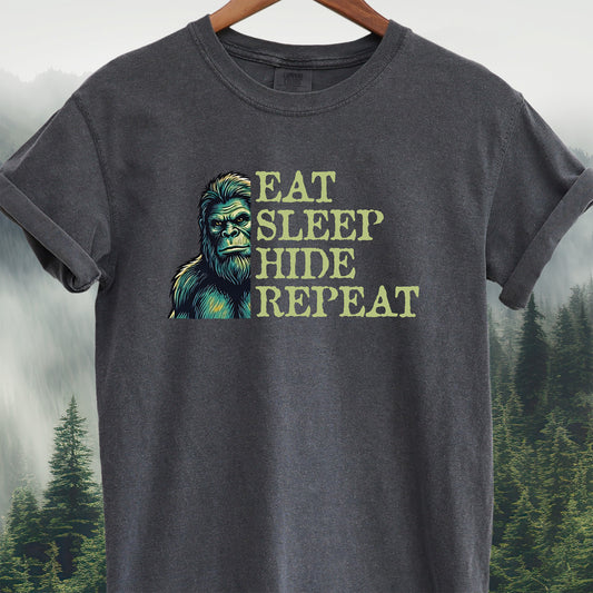 Bigfoot "Eat Sleep Hide Repeat"