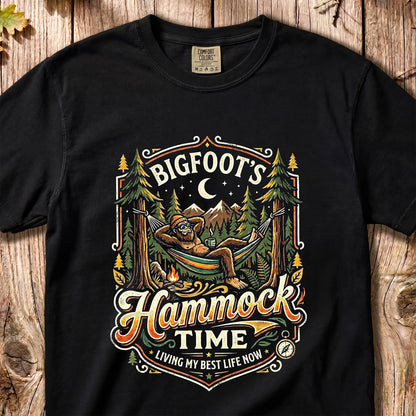 Bigfoot's Hammock Time – Retro Bigfoot Tee