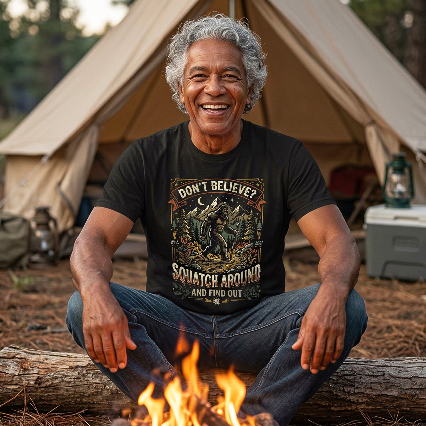 Don't Believe? – Retro Bigfoot Tee
