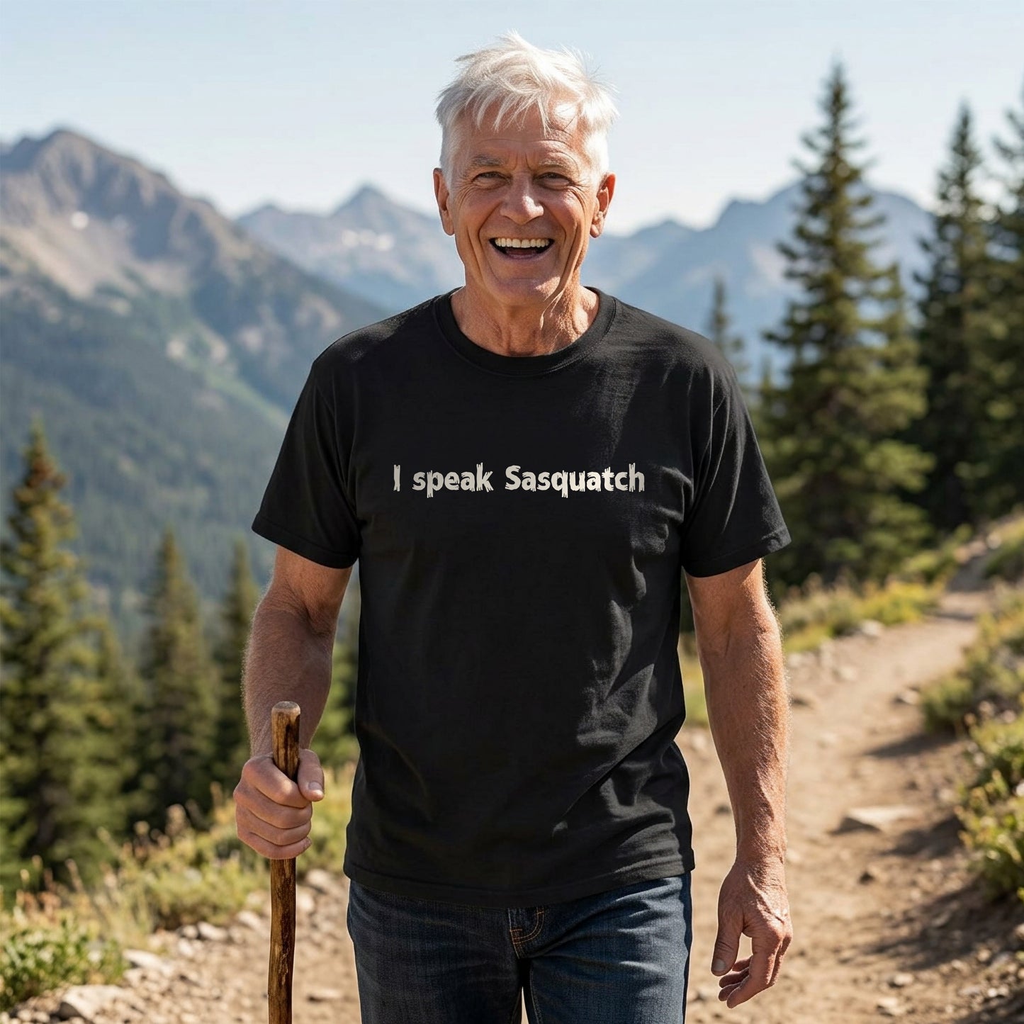 I Speak Sasquatch - Bigfoot Tee