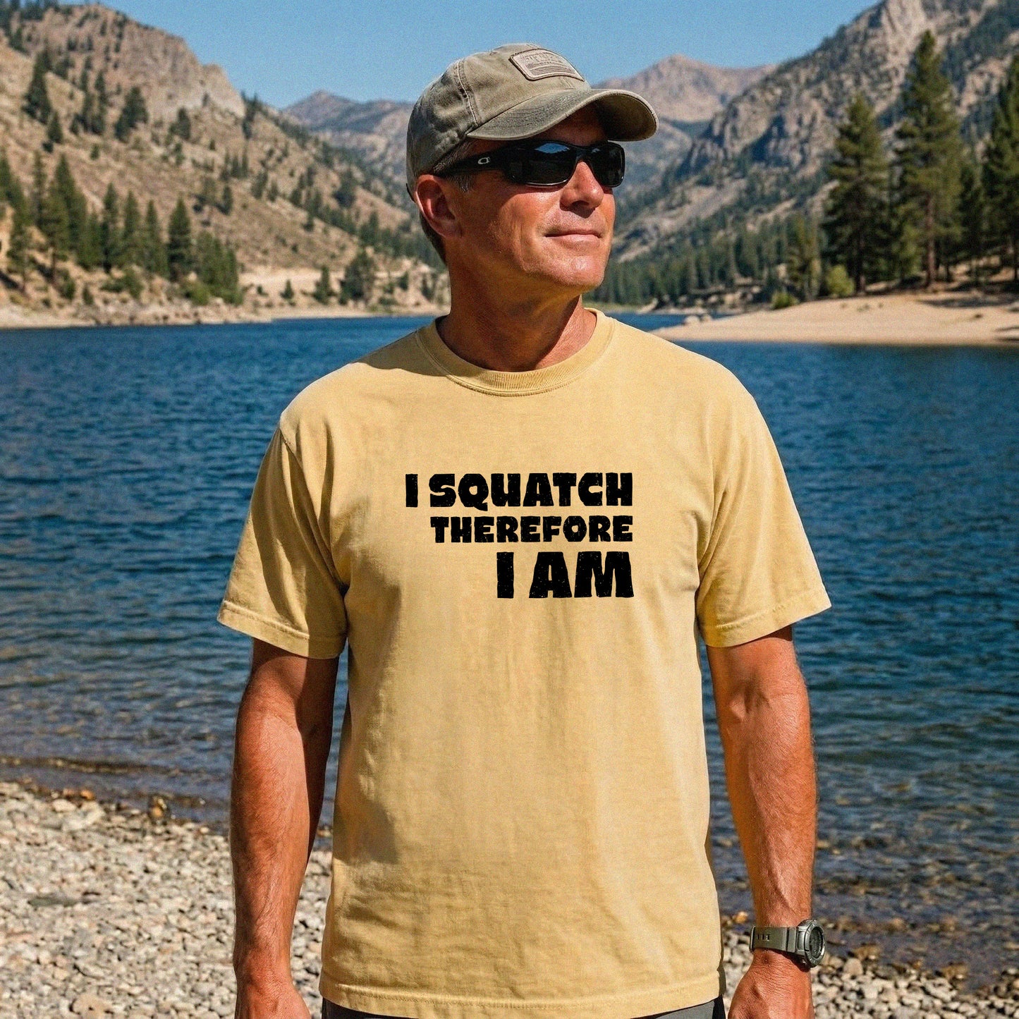 I Squatch Therefore I am  -  Bigfoot Tee