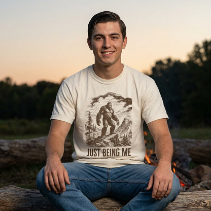Just Being Me Bigfoot T-Shirt