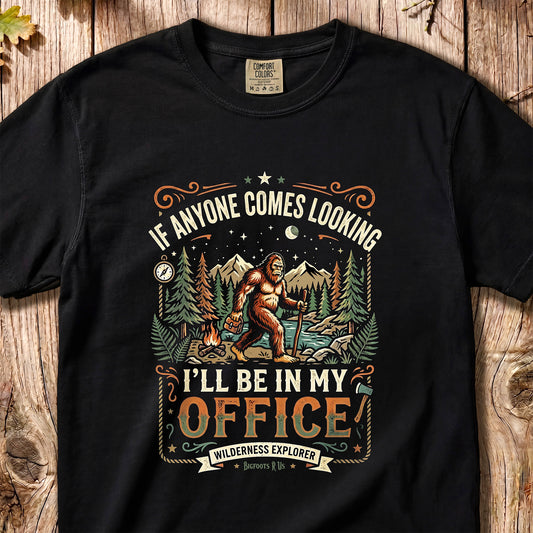 "I'll Be In My Office" Retro Bigfoot Tee