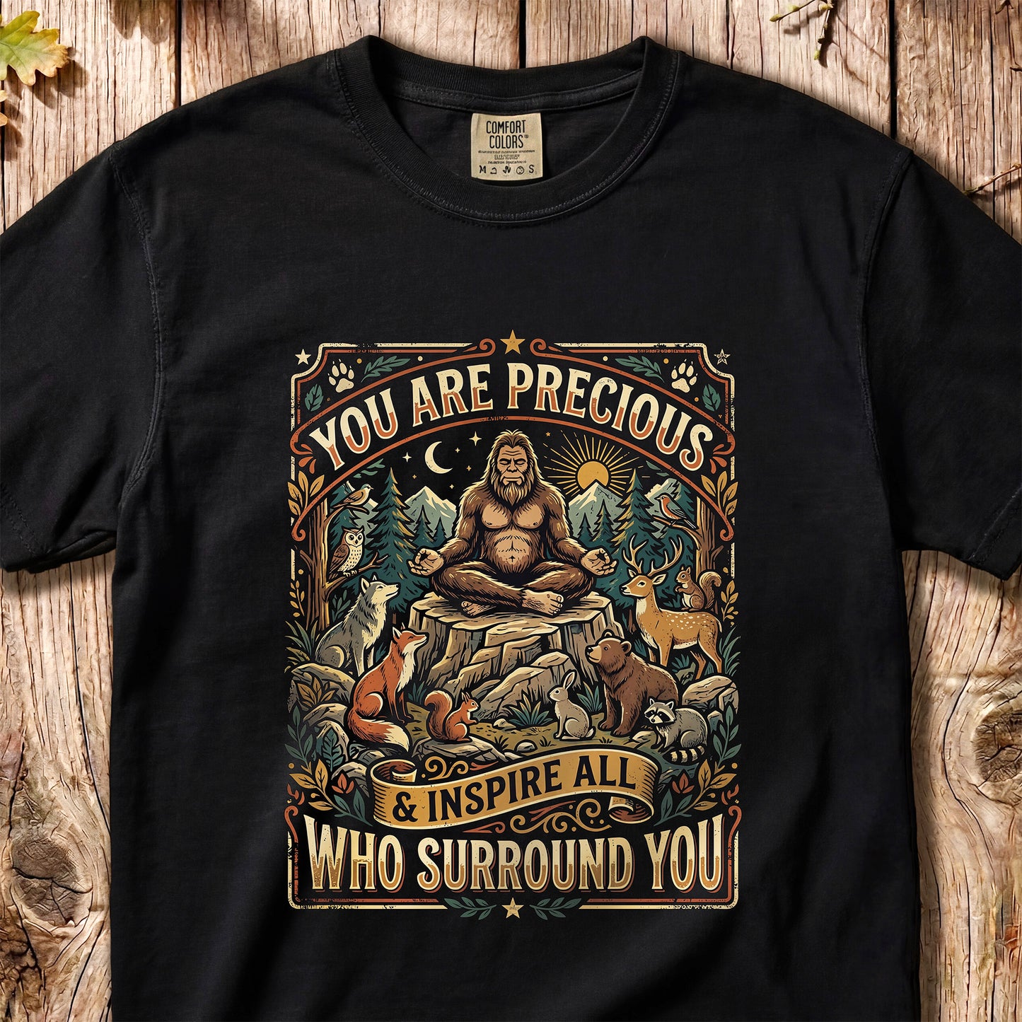 Bigfoot Self-help Affirmation – Retro Bigfoot Tee
