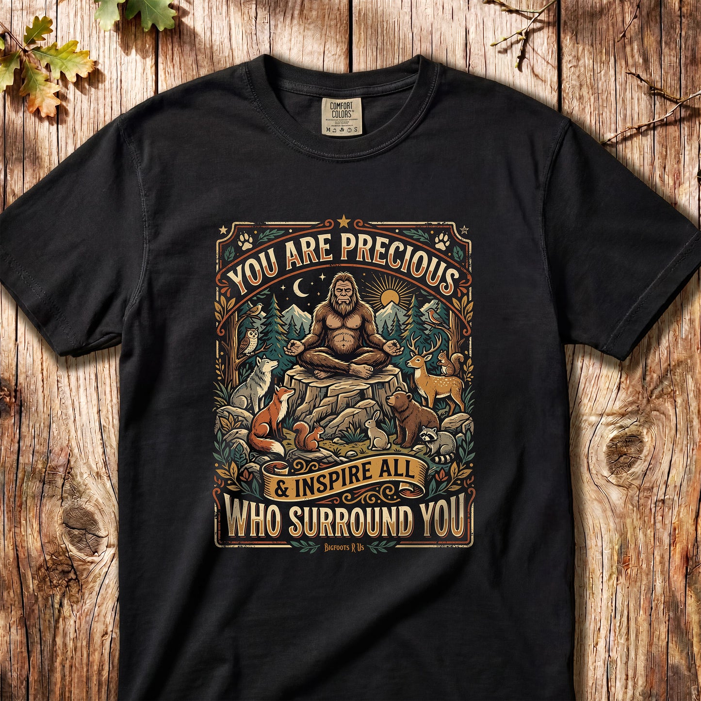 Bigfoot Self-help Affirmation – Retro Bigfoot Tee