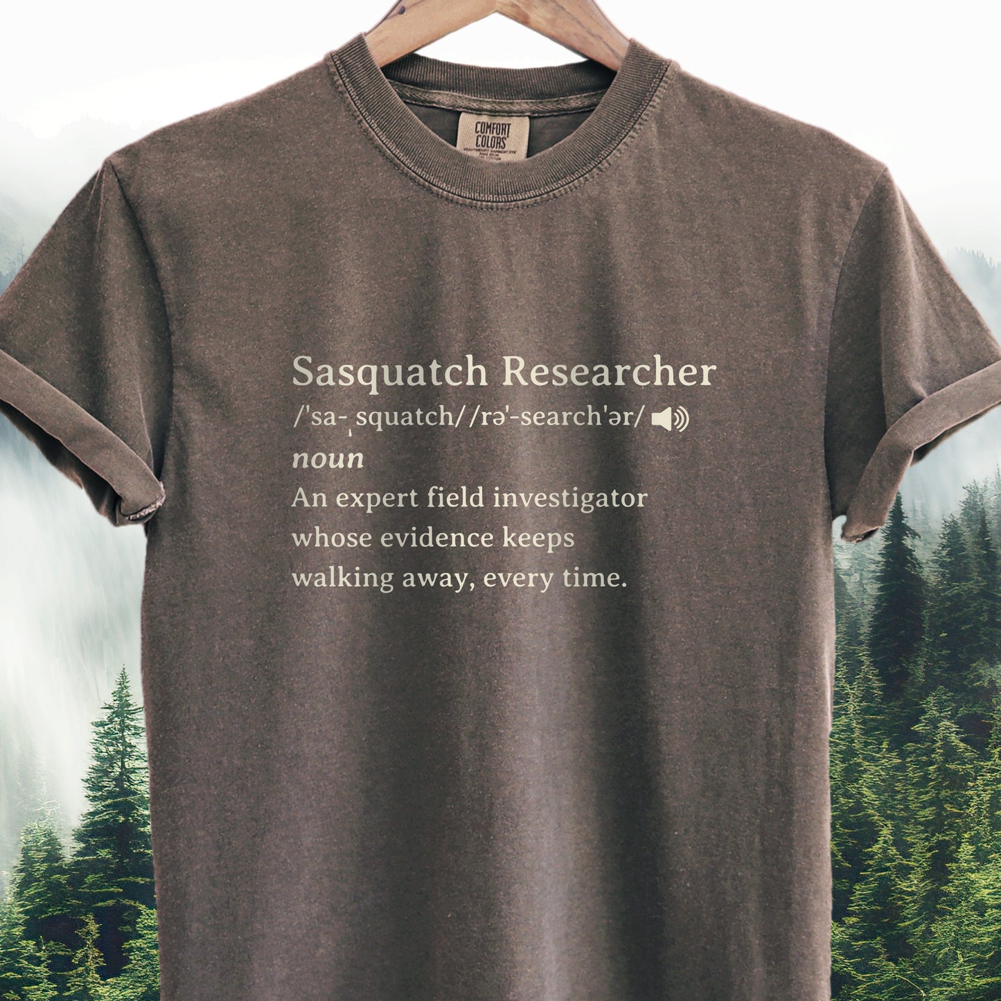 Sasquatch Researcher Definition  -  Bigfoot Tee